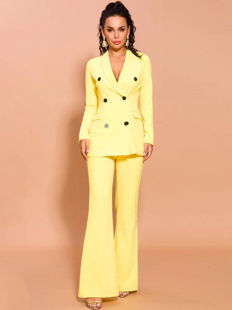 

Europe And America Small Suit Set WOMEN'S Dress 2019 Autumn And Winter New Style High-End Fashion Elegant Set Two-Piece Set Wome