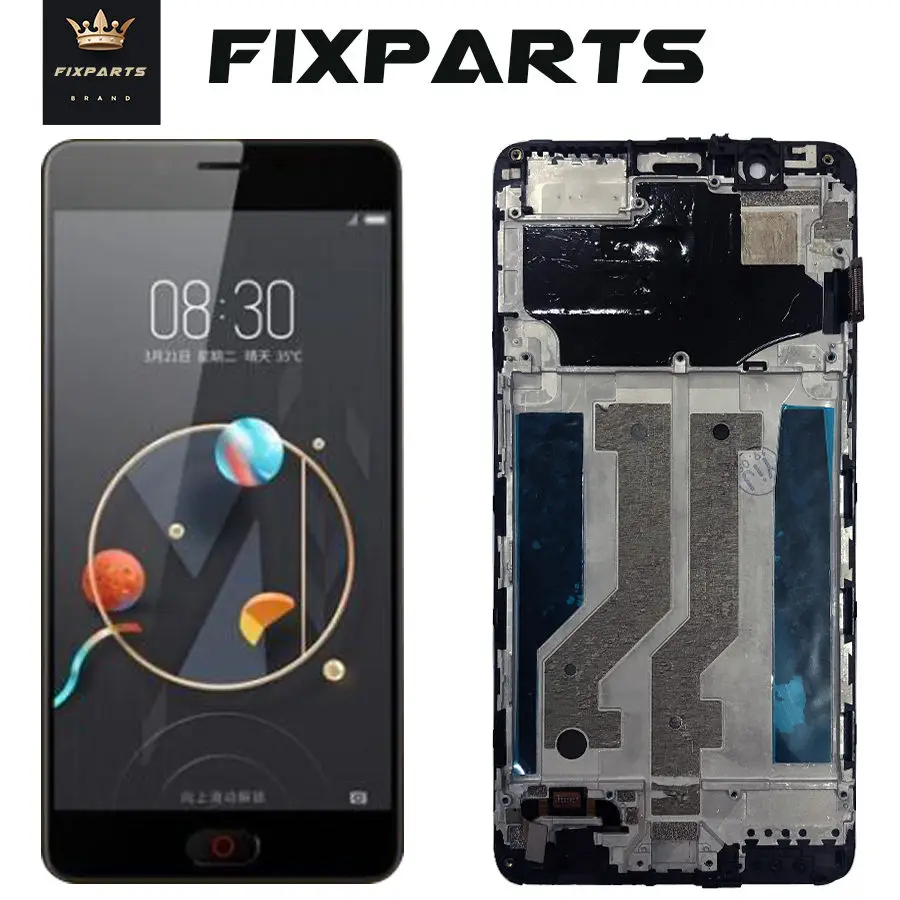 Оригинальный черный экран 5 &quotZTE nubia M2 NX551J ЖК дисплей кодирующий преобразователь