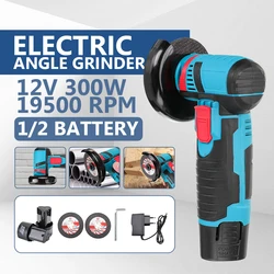 Mini meuleuse d'angle sans fil 12V, outil électrique Portable, Mini coupe, meulage, coupe, métal, bois, batterie au Lithium 