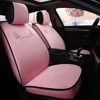 

winter season plush material warm universal fit car seat cover cushion for lada kia hyundai bmw