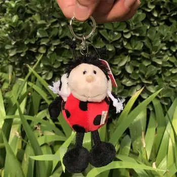 

Red Ladybird Pendant Stuffed Plush Keyring, 5 Pcs Key holder / Keychain Gift Free Shipping
