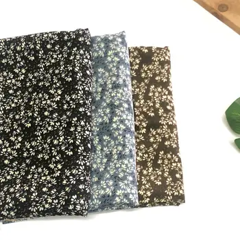 

Tabby Woven Fabric DIY Garment Cloth Soft Non-Elasticity Drape Good Vintage Floral-Print Dress Cloth/1m