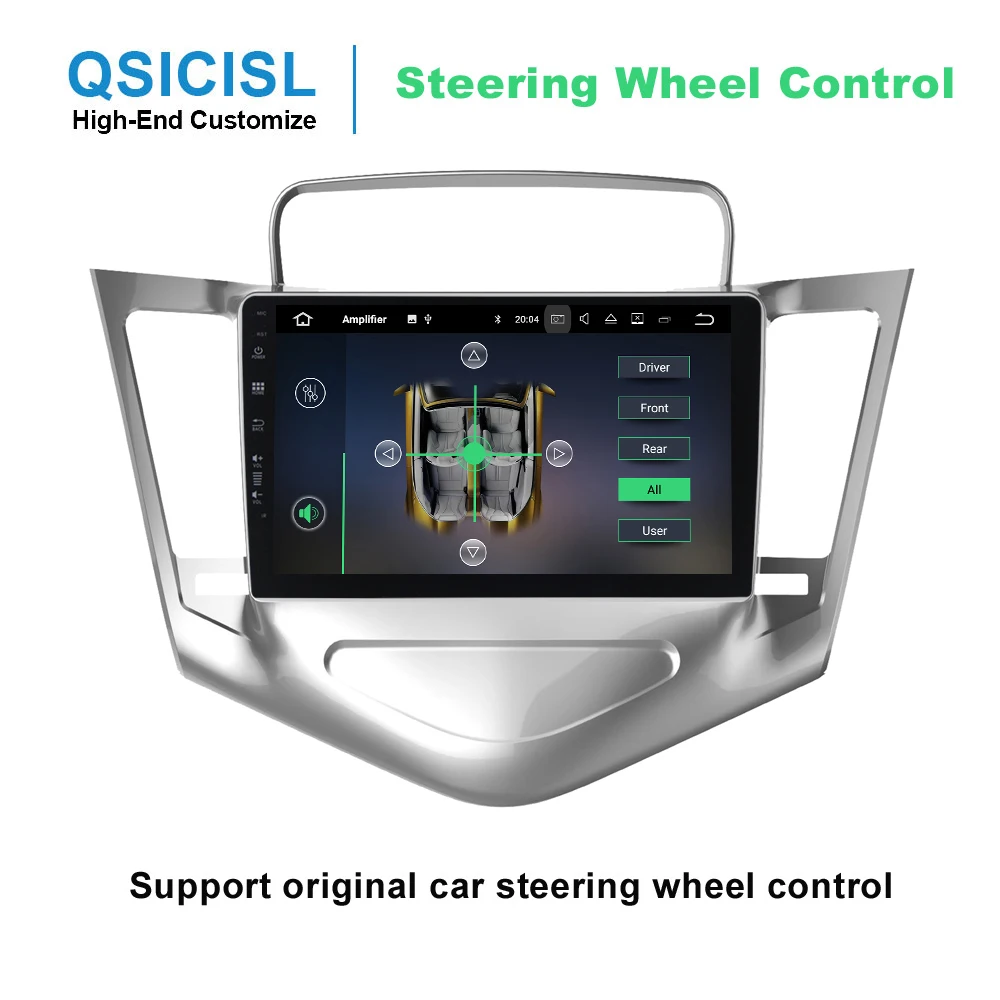 Excellent 9" IPS Android 8.1 car radio multimedia player for Chevrolet Cruze 2008-2015 car head unit 1 din quad core mirror link swc wifi 3