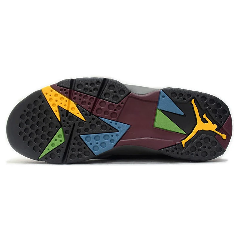 Оригинальные аутентичные Air Jordan 7 Bordeaux AJ7 Bordeaux женские баскетбольные кроссовки спортивная уличная Массажная обувь средней длины
