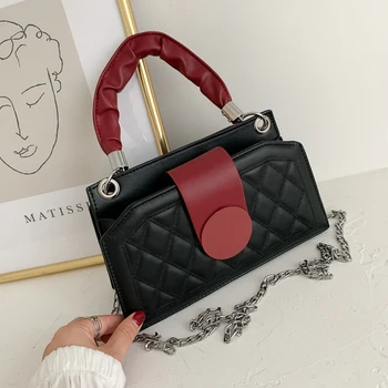 

Bags for Women 2020 handbags imitation luxury brands Small Designer messenger Leather black purse over shoulder female bag likee