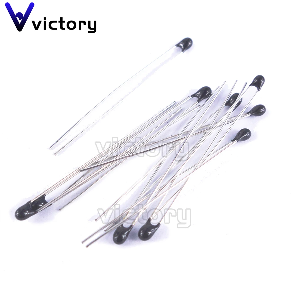 10PCS NTC Thermistor Thermal Resistor MF52 NTC-MF52AT 1K 2K 3K 4.7K 5K 10K 20K 47K 50K 100K 5% 3950B 1/2/3/4.7/K Ohm R | Электронные