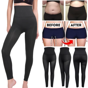 

Anti Cellulite Leg shapewear Slimming Compression Leggings High Waist Tummy Control Panties Thigh Shapers Slimmer Body Shaper