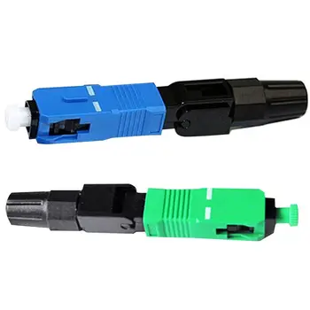 

100Pcs/Lot Sc Upc Ftth Fiber Optic Sc Connector & 100Pcs Ftth Sc Apc Single-Mode Fiber Optic Sc Apc Quick Connector