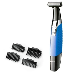 Image 1 - Erkek vücut yüz elektrikli tıraş makinesi elektrikli erkekler jileti anız giyotin sakal tıraş kenar düzeltici bir bıçak saç düzeltici geri
