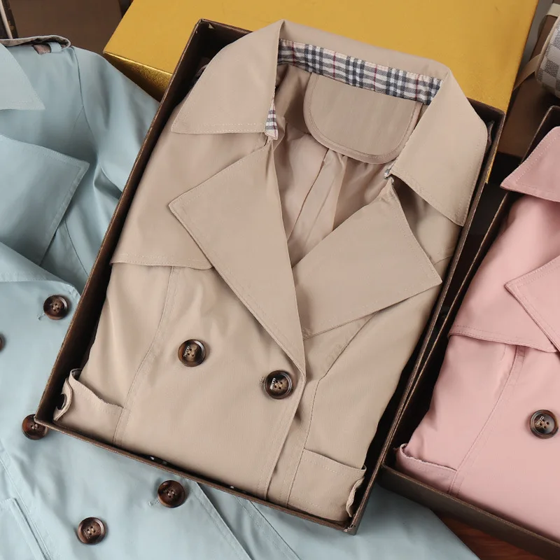 

Trench Coat Women's Mid-length Korean-style Spring 2019 New Style Slim Fit Versatile Autumn Women's Autumn Clothing Women's Spri
