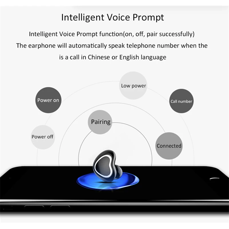 TWS 7 беспроводные наушники в форме сердца Bluetooth с микрофоном спортивные для iPhone