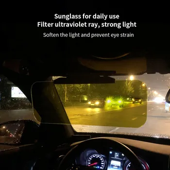 

New Car Goggles Driving Mirror UV Folding Suns Visor Flip Anti-Glares Durable Down To Get A Clear View Of The Suns Visor