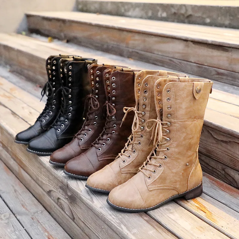 

Knight Boots Boots Head Low With Back Zipper Boot