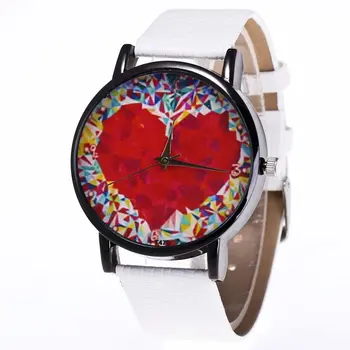 

Leather with black shell quartz watch Men and woman Watches Quartz WatchT470