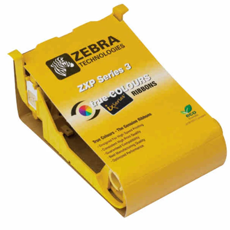 Zebra Original 800033340cn Ymcko 280 Imprime Fita Colorida para Zebra Zxp S3c Zxp3 Zxp3c