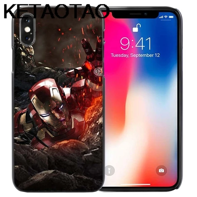 Темно-серый KETAOTAO Мстители Бесконечность войны для iPhone 5C 5S 6S 7 8 Plus X XR XS MAX для samsung черный мягкий чехол для телефона резиновый силиконовый - Цвет: Темно-серый