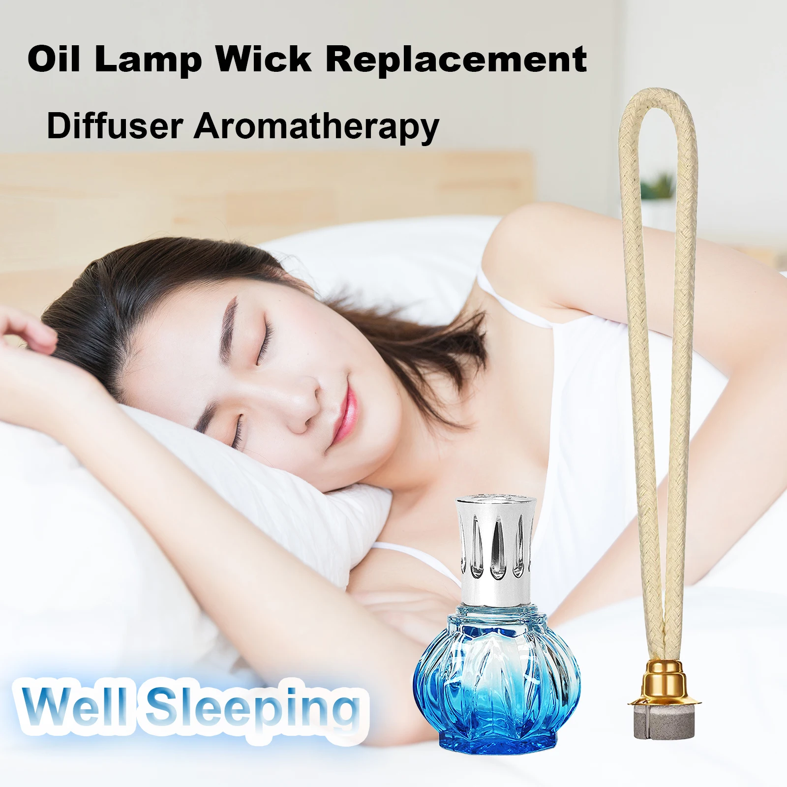 Description Picture 5 of item13/18mm Oil Lamp Wick Replacement Tightly Control Candle Wick For Diffuser Aromatherapy Decorative Candle Making Supplies