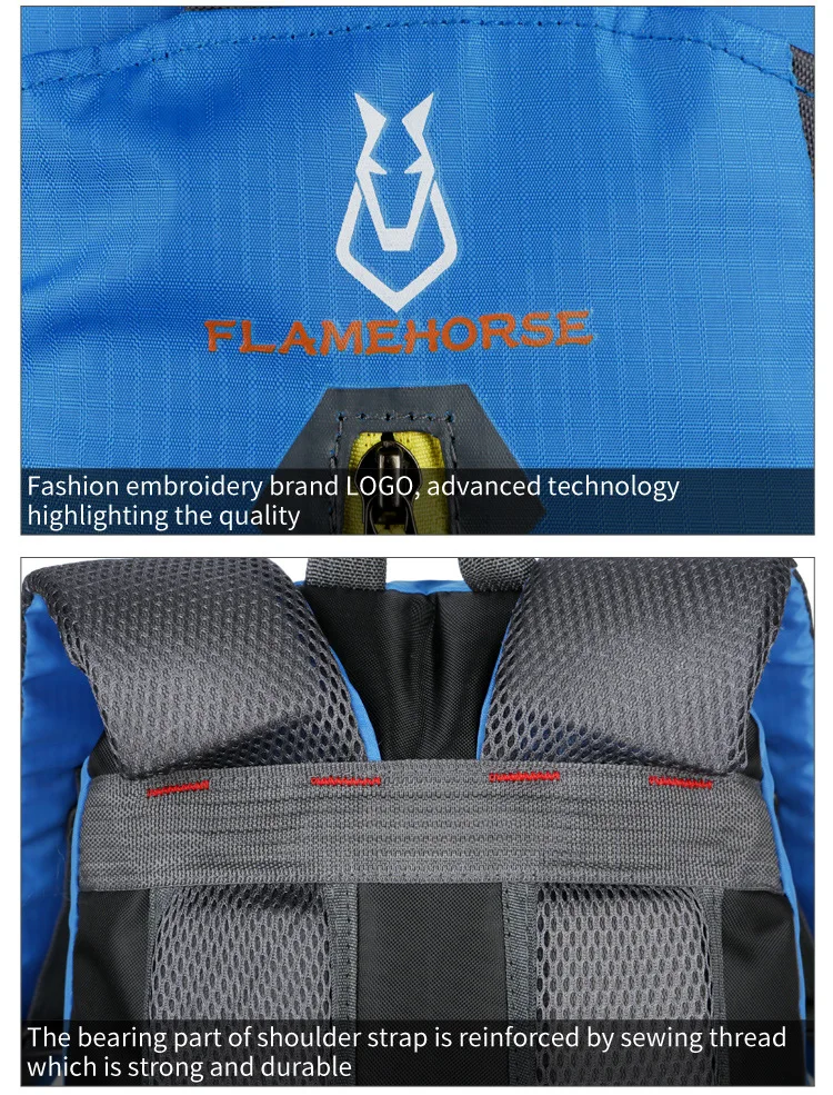 New Style Mountaineering Bag Backpack Outdoor Backpack Casual Sports Bag Waterproof Rucksack Customizable Logo