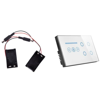 

2x 9V Battery Holder Box Case Wire Plug 5.5 x 2.1mm for Arduino & 1x Smart WIFI Switch UK Plug 4 Gang WIFI Light Switch