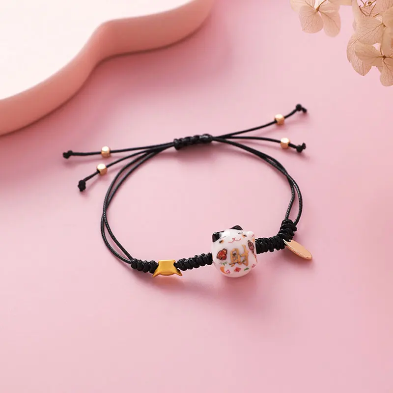 DoreenBeads, Модный женский браслет, плетеные браслеты, розовый кот, животное, слиток, ювелирные изделия, аксессуары, подвески, 5,5 см диаметр., Цельнокроеное платье - Окраска металла: 14