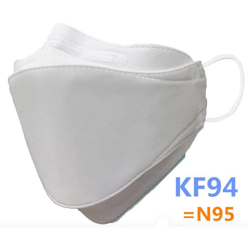 

KF94 4 Layer Filter Mask PM2.5 Dustproof Anti Haze Protective Face Mask 94% Filtration Mouth Mask Breathable against Droplet Dus