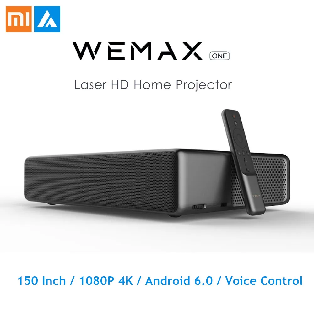 Оригинальный лазерный проектор Xiaomi WEMAX ONE PRO 7000/5000 люмен 150 ''1080 P FHD 4 K Android 6,0 BT4.0 2,4/5 ГГц домашний кинотеатр Wi-Fi