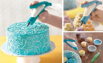 

New Nozzles Set Tool Dessert Decorators Cake Decorating Icing Piping Cream Syringe Tips Muffin Cake Pastry Pen Bag