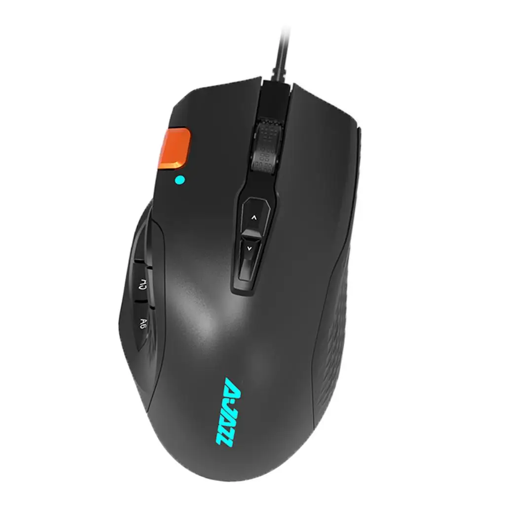 Ajazz MMO Mouse with Side Buttons Optical Wired Gaming Mouse Up to 10000DPI, High Precision, 12 Programmable Buttons Gamer Mice Ajazz MMO Mouse with Side Buttons Optical Wired Gaming Mouse Up to 10000DPI, High Precision, 12 Programmable Buttons Gamer Mice