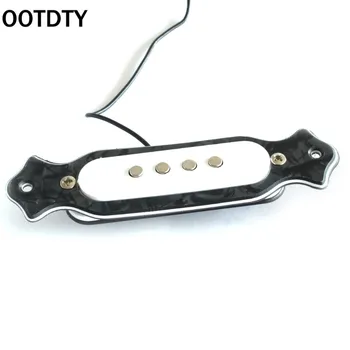 

OOTDTY Soundhole Prewired Active Pickup 4 String For Cigar Box Guitar Parts Accessories