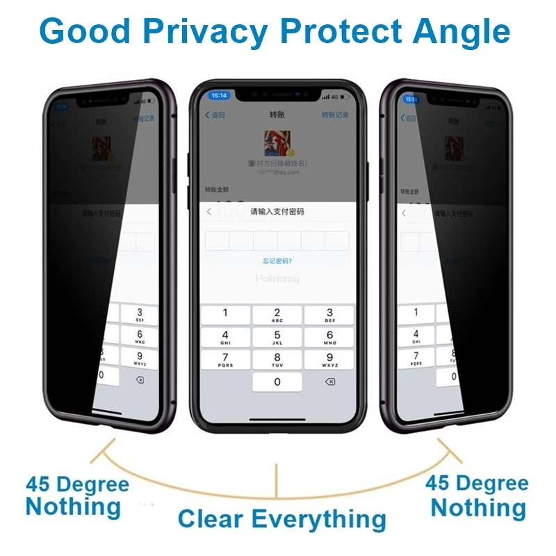 Магнитное закаленное стекло металлический чехол для iphone 11Pro XR XS 11 Pro MAX X 8 7 6 6S Plus 360