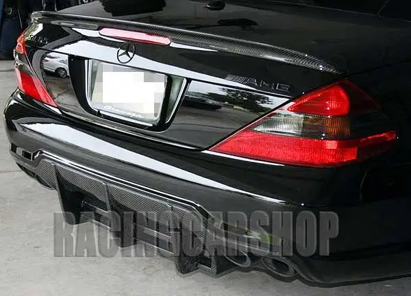 REAL CARBON FIBER AMG TYPE TRUNK SPOILER fit for MERCEDES BENZ R230 SL350 SL500 SL550 SL600 SL55 SL63 SL65 2003-2011