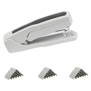

HUISHENG Swivel Stapler, Medium-Stitch Staplers,Desktop Stapler with Stapler and Staples for Office School HS2005-30