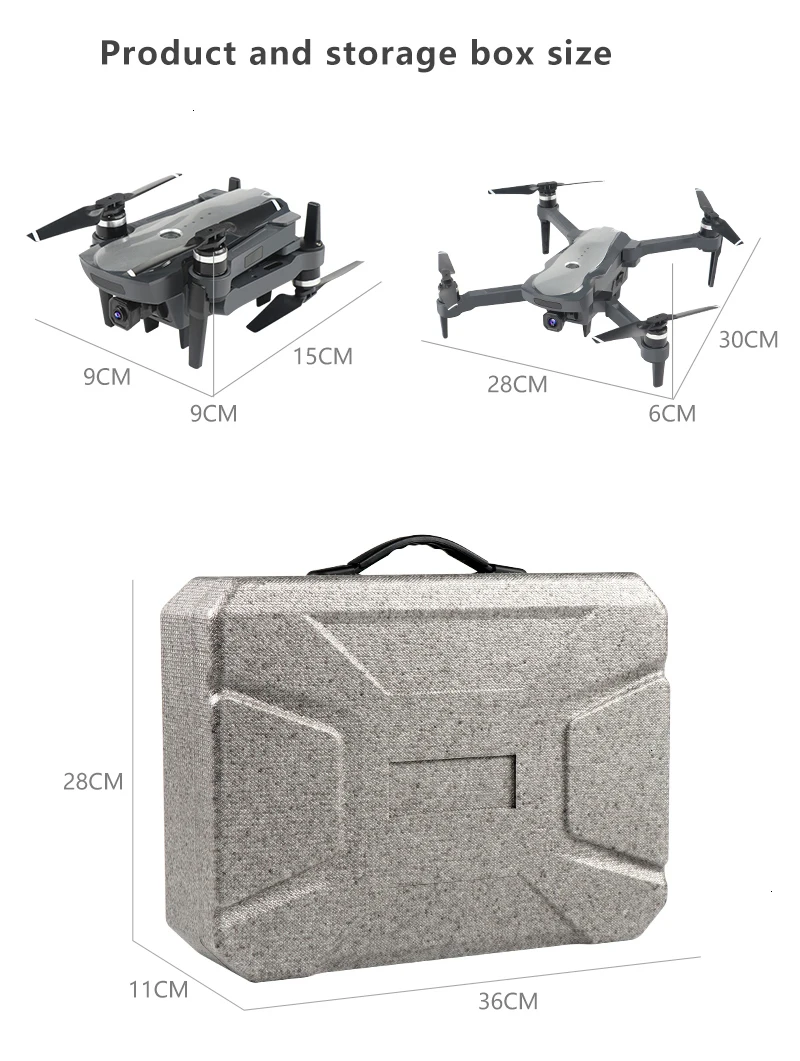 K20 мини gps Дрон 4K Квадрокоптер с 5G Wifi FPV двойная камера складной Квадрокоптер 1800 м RC расстояние VS F11 SG906 E520S H117S