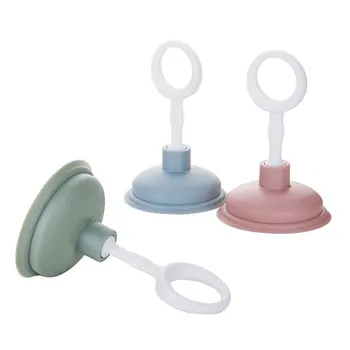 

New Pipeline Dredge Plunger Suction Pipe Cleaner Drain Bath Sink Rubber Dredging Household Kitchen Cleaning Wash Basin Blue