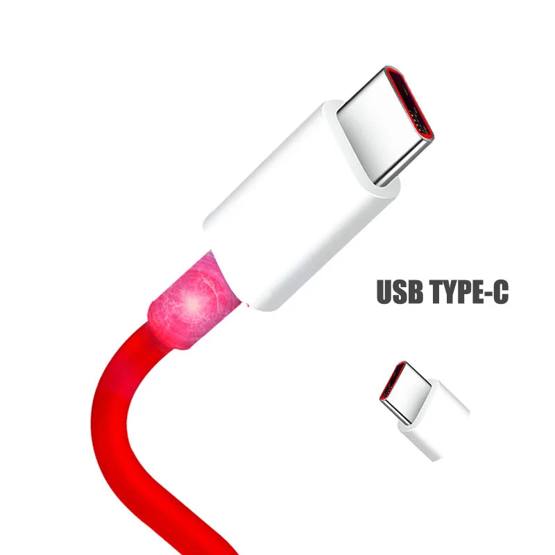 Для Oneplus 6 Dash Кабель зарядного устройства USB type C поддержка 4A Быстрая быстрая 100/200 см зарядный кабель питания для One Plus 5t 5 3t 3