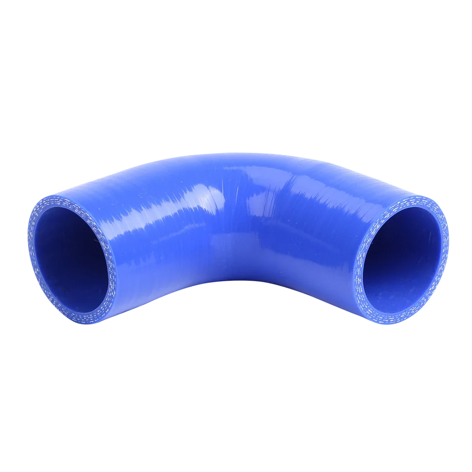 Tuyau Silicone Bleu Voiture 90 Degrés 67mm/2.64"-76mm 90mm