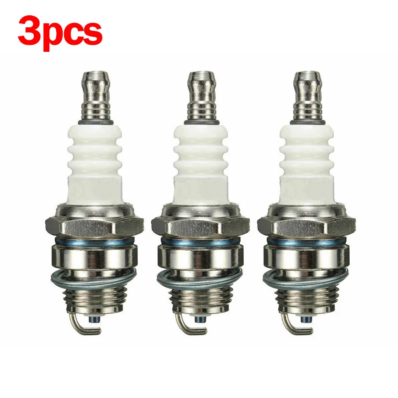 

Lawn Mower 55*22mm/2.2*0.9inch Spark Plugs Replacement Repair 3pcs For Briggs & Stratton New Durable Automotive