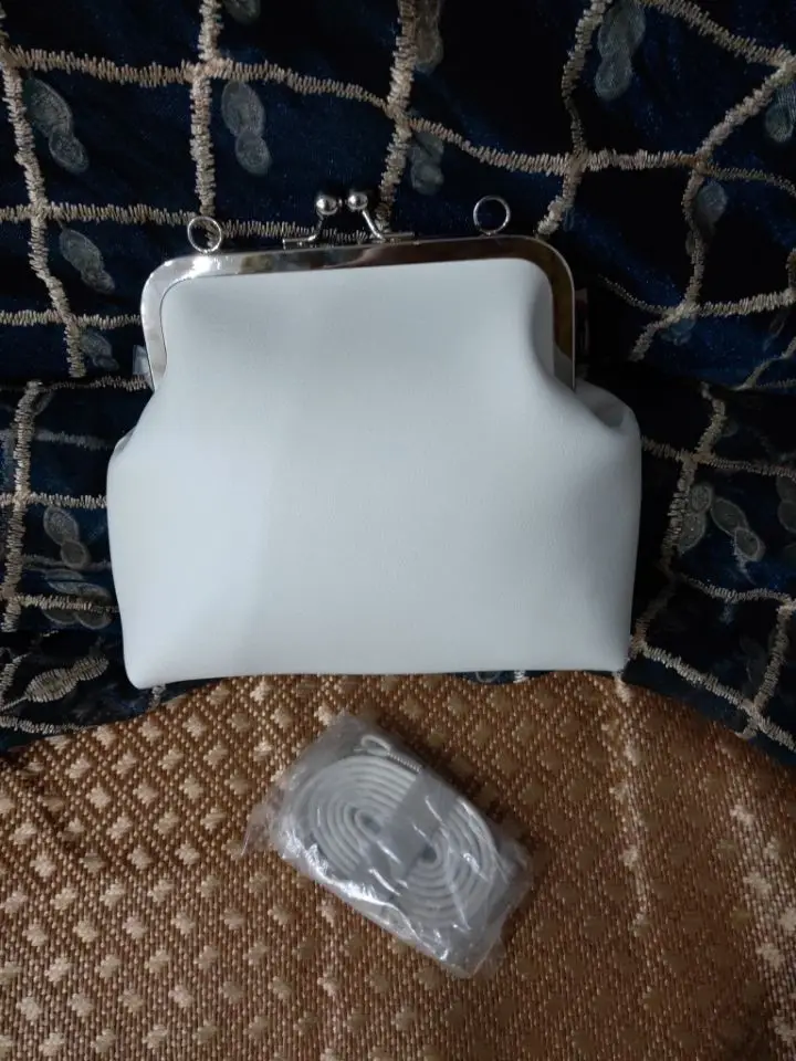 Женская маленькая сумка, простая стильная сумка на застежках из искусственной кожи, милая сумка через плечо, женская сумка через плечо, цветная r-59856 - Цвет: white