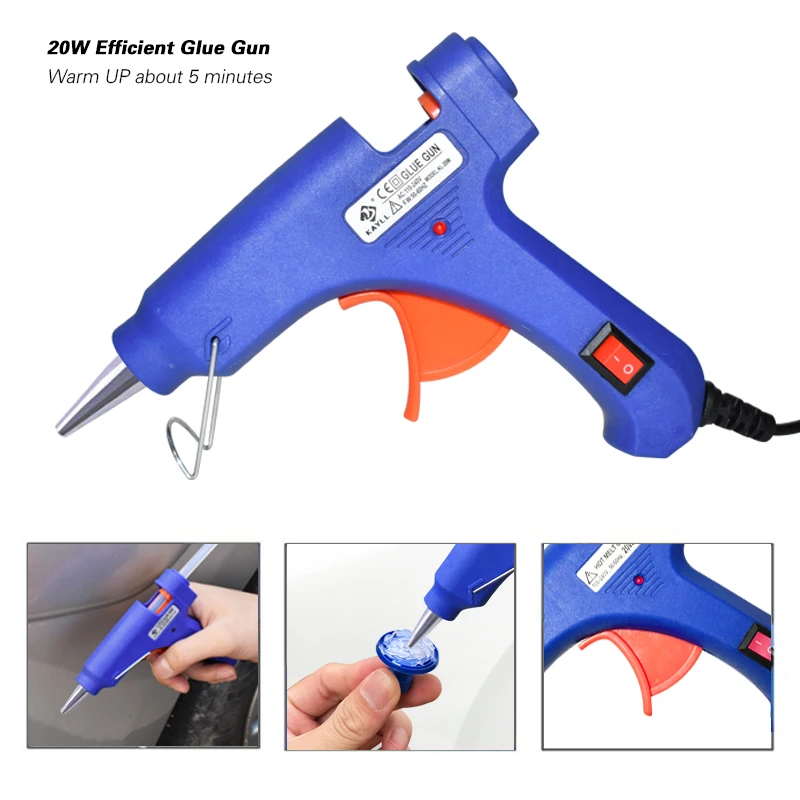 Car paintless dent repair tools Dent Repair Kit Car Dent Puller with Glue Puller Tabs Removal Kits for Vehicle Car Auto