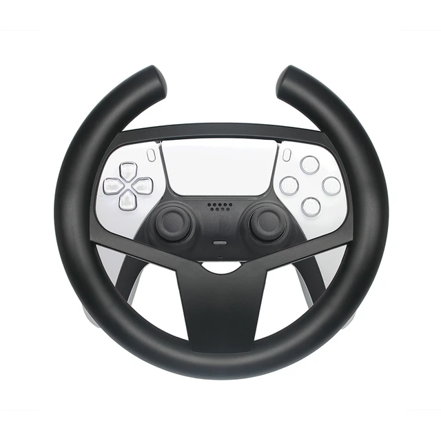 Mini Volante Controle PS5 Playstation 5 Jogos Corrida Preto em