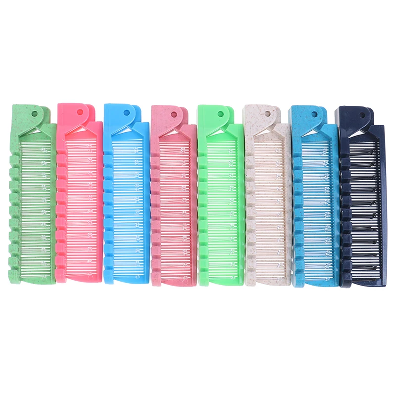 Double Headed Toothed Foldable Portable Hair Comb Women Travel DIY Hair Beauty Plastic Comb Massage Brush Hairdressing Tools