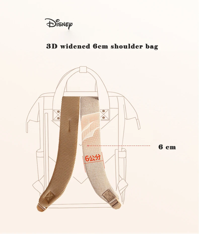 Mommy Bag disney материнский и детский рюкзак пеленки рюкзак детские сумки для мамы многофункциональная бутылка изоляция мумия мешок коричневый