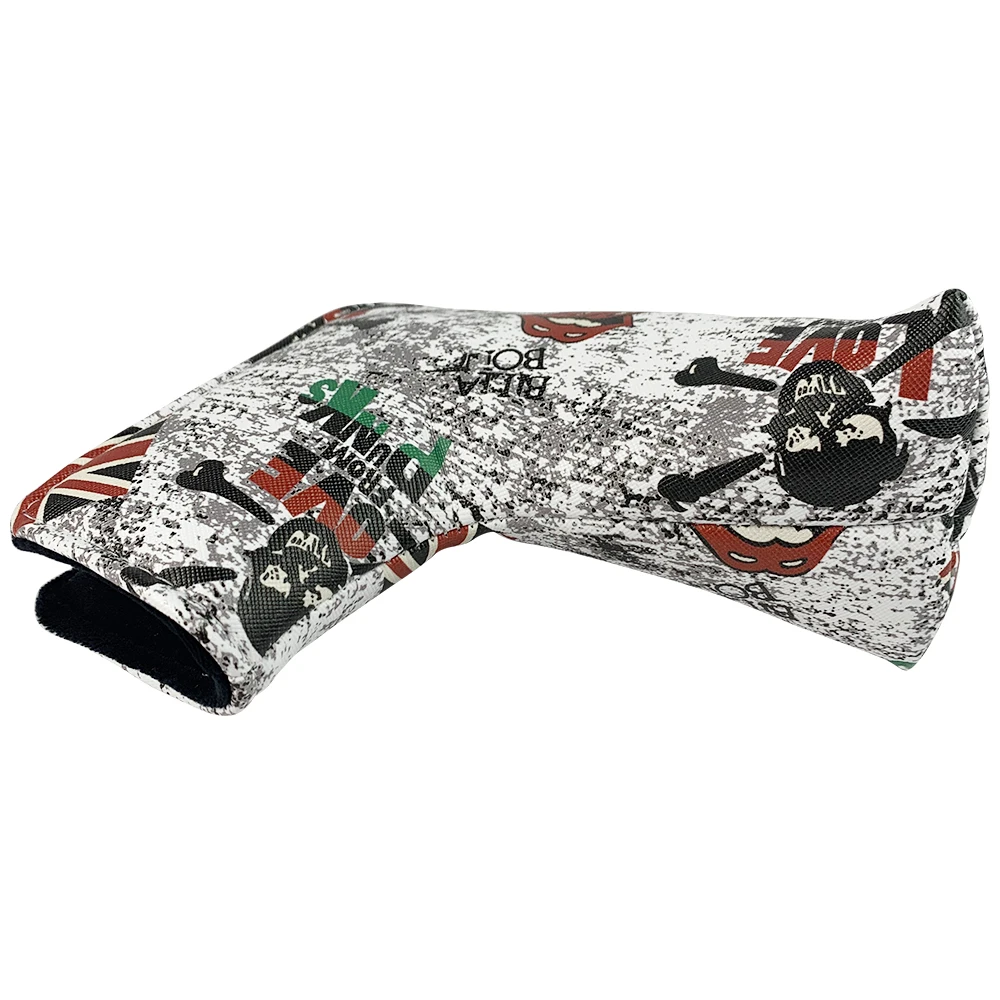 Magnetic Closure Golf Putter Cover For Blade Mallet Putter Club Soft PU Anti-scratch Golf Headcovers