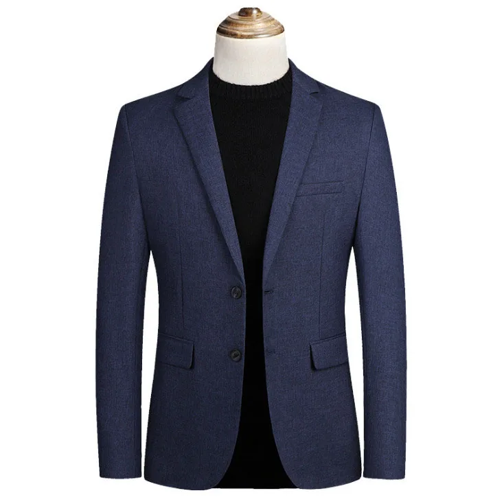 Новые Классические Для мужчин s пиджак Slim Fit Бизнес мужской Повседневное на двух