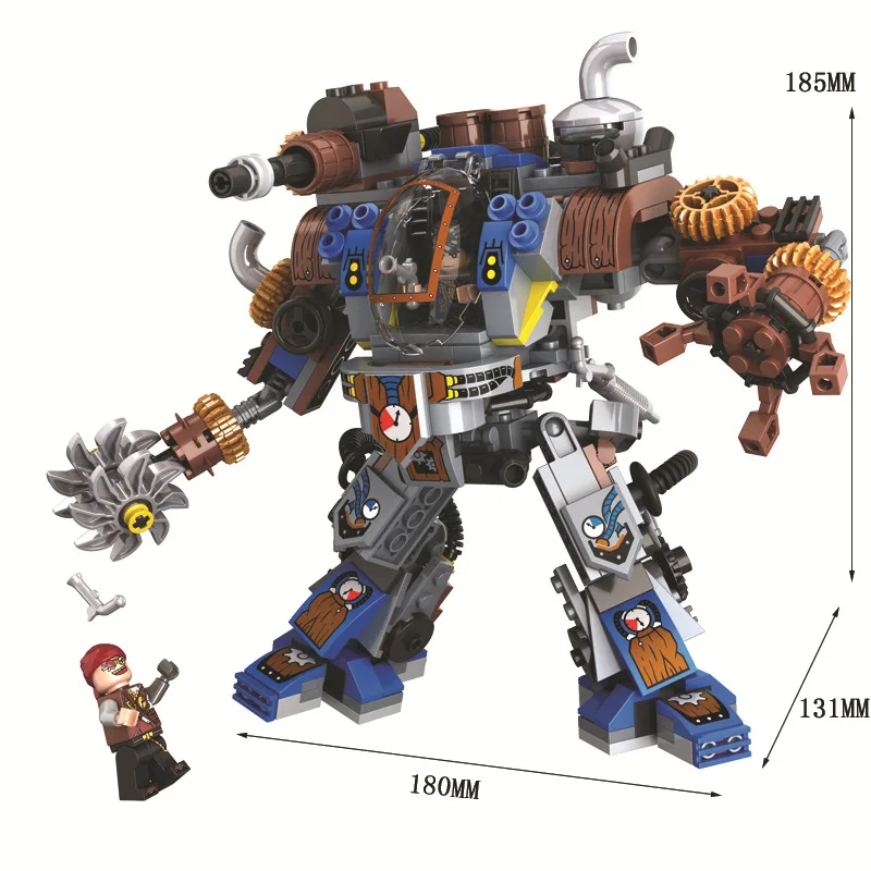 

371pcs Steam Creator Titan Robots Legoinglys Technic Assembled Model Building Blocks Toys For Children Kit DIY Educational