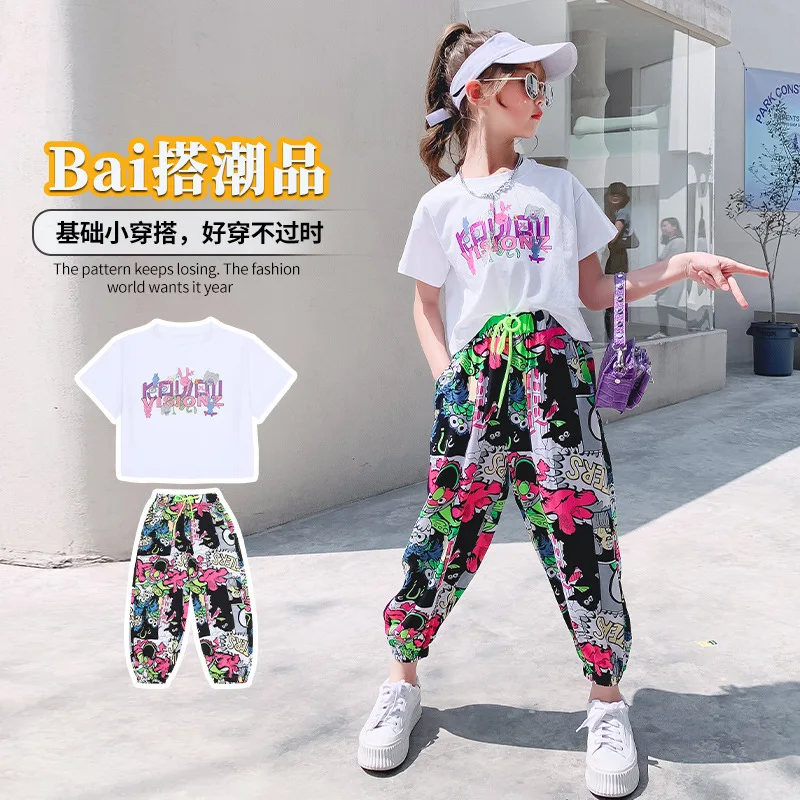 2021 New Outfits Teenagers Kids Clothes Suit Light Summer Korean