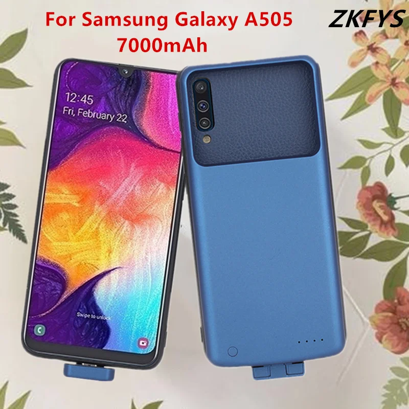 Portable Battery Case Cover For Samsung Galaxy A30S External Power Bank Battery Charging Case 7000mAh Charger Battery Power Case