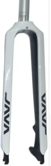 Углеродная вилка MTB Велосипедная вилка, совместимая с 26 27,5 29er, вилка для дорожного велосипеда, Подвеска передней вилки, Углеродные+ алюминиевые трубки 745 г - Цвет: White