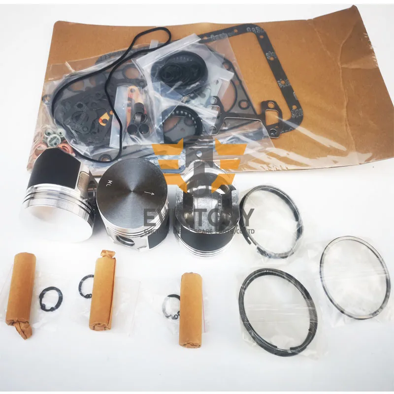 

For yanmar 3D74E 3TNE74 rebuild kit piston ring engine head gasket bearing