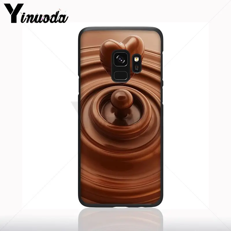Aylin Bar Wonka Chocolate Hitam Lembut Ponsel Case untuk Samsung Galaxy S10plus S9 S8plus S10e A50 A70 A10 Ponsel
